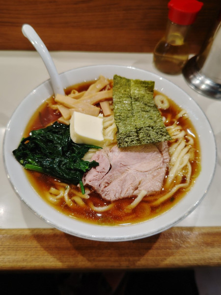 「らあめん(単品バター)(1,000+150円)」@らぁめん ほりうち 本店の写真