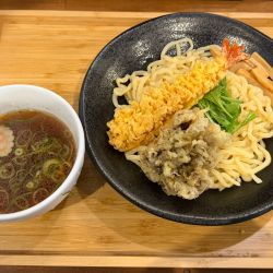 大晦日限定！麺彩家流・年越し天ぷら中華そば つけそば