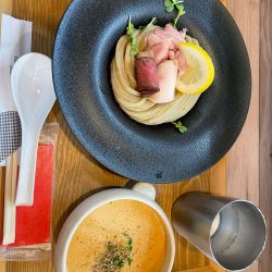 海老とトマトの濃厚つけそば