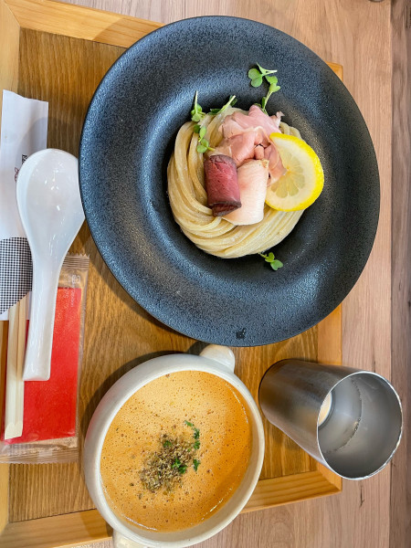 「海老とトマトの濃厚つけそば」@えびそば 緋彩の写真