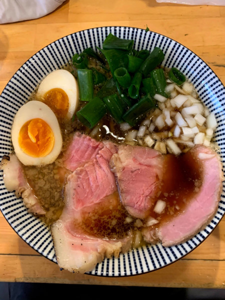 「煮干しラーメン」@ふく流らーめん 轍 本町本店の写真