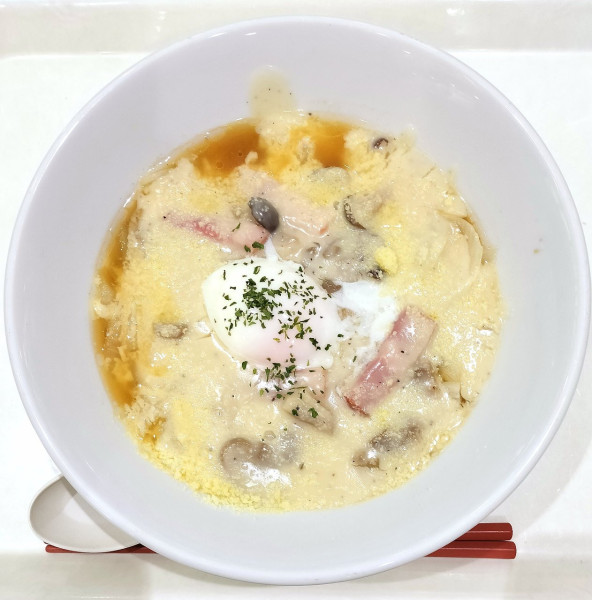 「(限定)カルボらーめん 890円」@幸楽苑 ショッパーズプラザ海老名店の写真