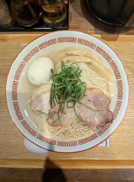 「［限定］涸沼産しじみそば(塩)」@麺処 明りの写真