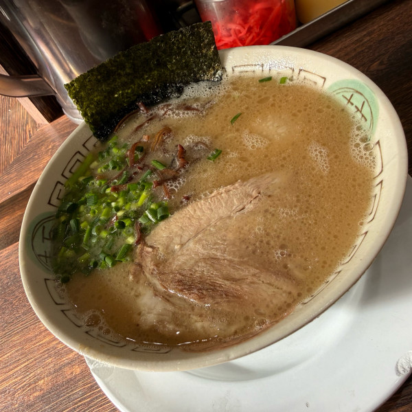 「らーめん、味玉」@博多長浜らーめん 楓神の写真