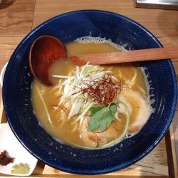 鮃ラーメン＋味玉