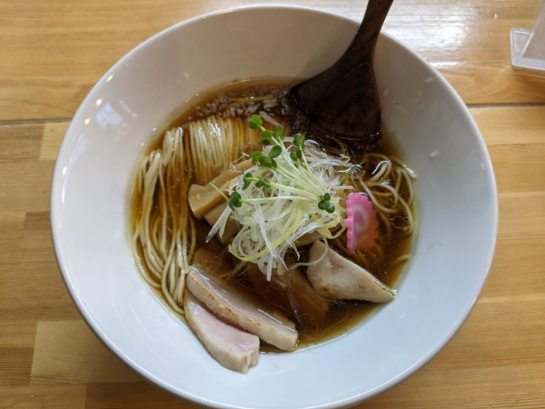 「鳥そば1400円」@中華そば 華塩の写真