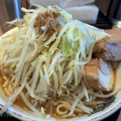 味噌山小(1100円)ヤサイニンニクアレ(魚粉)