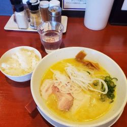 こってり塩鶏白湯@950