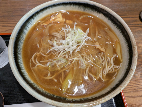 「カレーそば」@信州そば処 そじ坊 川崎アゼリア店の写真