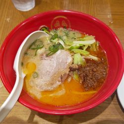 味噌豚骨+ライスセット餃子