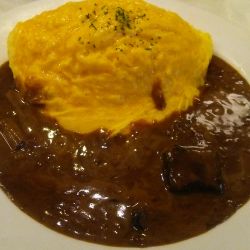 オムカレーライス 1200円