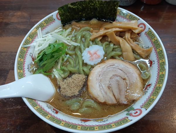「中華そば・海苔の太麺変更（¥1,000+100）」@めんさいぼう五郎左の写真