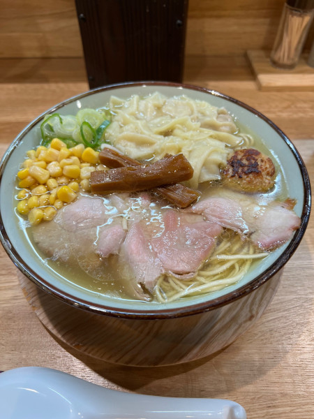 「和の国の塩そば」@麺饗庭 必道の写真