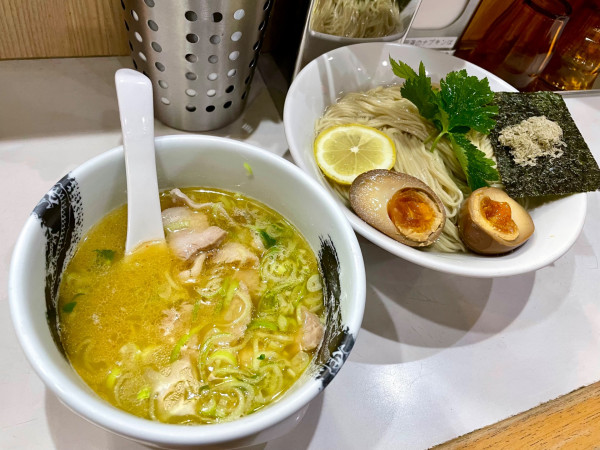 「【限定B 】昆布水の淡麗塩つけ麺」@麺屋 扇 SENの写真