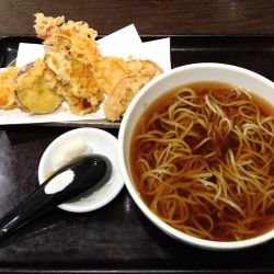 天ぷらそば