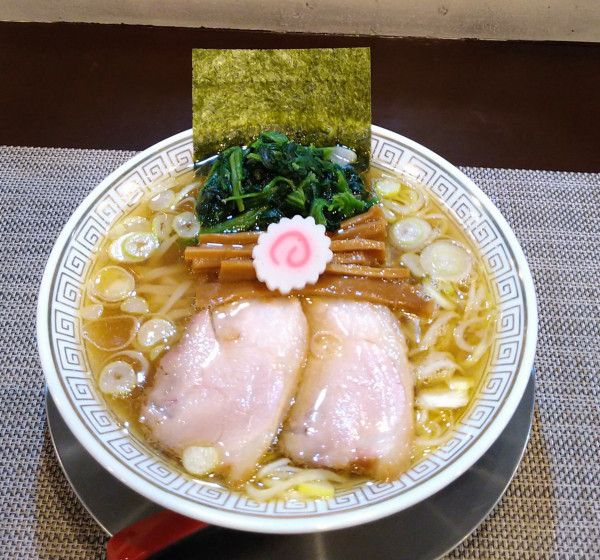 「しょうゆラーメン＋しお変更」@Menpeki Ginger Noodles（麺壁生姜麺）の写真