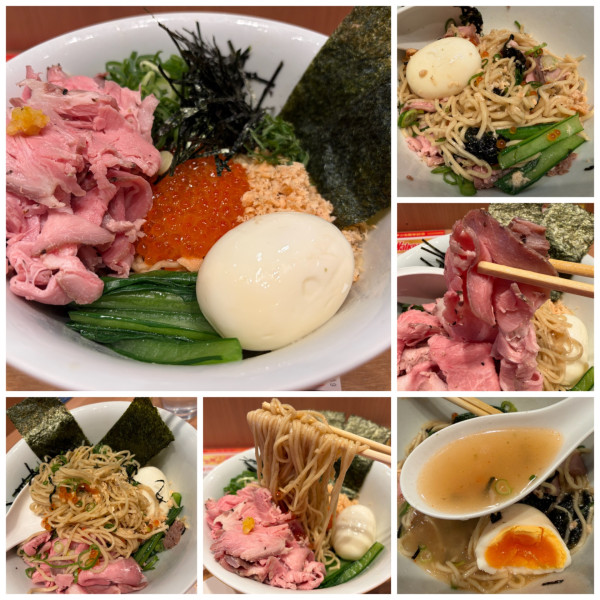 「【麺魚】特製サーモンとイクラの油そば 2000円」@ラーメンWalkerキッチンの写真