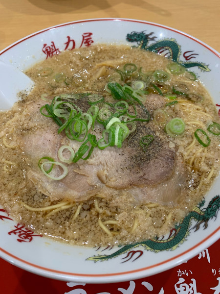 「ラーメン　大盛り」@ラーメン魁力屋 ゆめタウン久留米店の写真