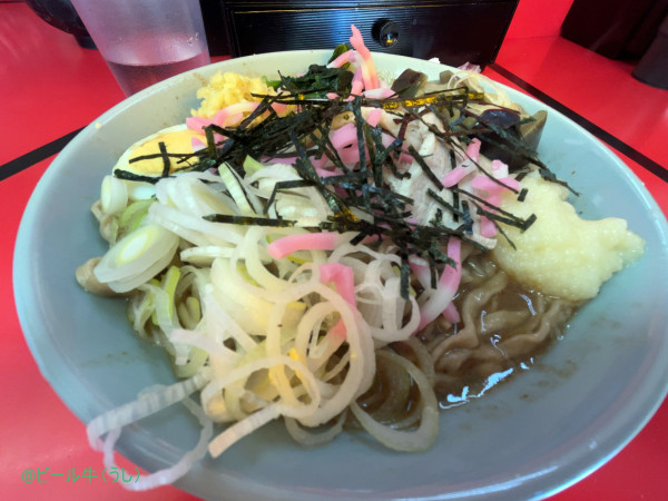 「【本日限定】新春そば少なめ(1100円)」@ラーメン富士丸 東浦和店の写真