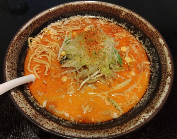「ハバネロらーめん（太麺）￥950・7辛+￥90」@白河多加水麺 奥我の写真