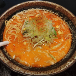 ハバネロらーめん（太麺）￥950・7辛+￥90