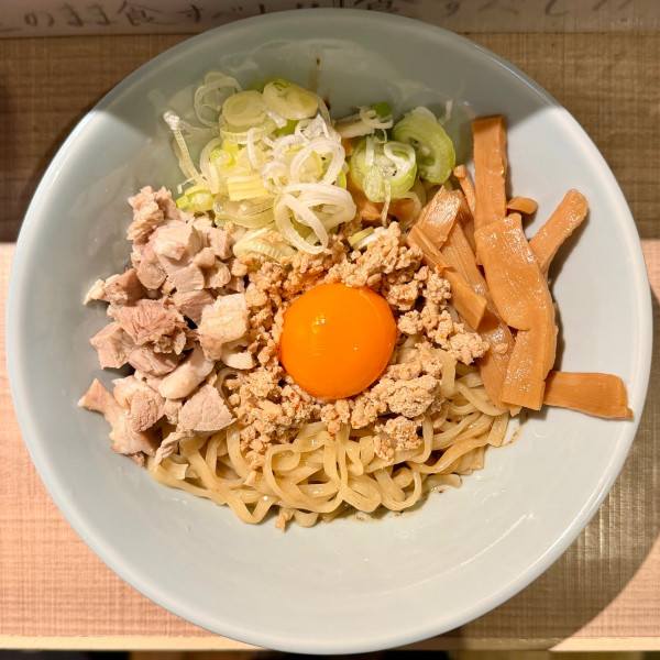 「魚介まぜそば」@富喜製麺研究所 五反田店の写真