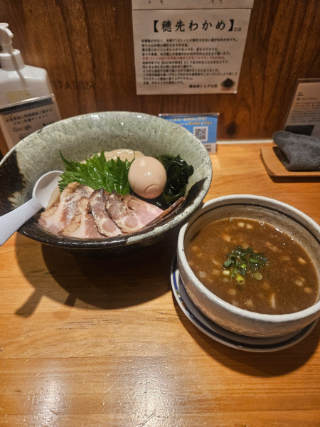 「濃厚海老つけ麺」@麺也 時しらず 学芸大学店の写真