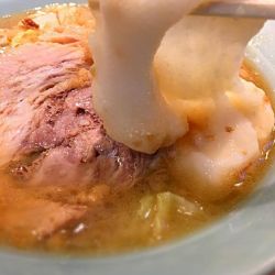 中ラーメン ~麺を餅に変更~
