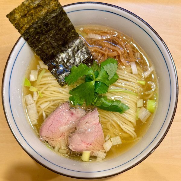 「軍鶏そば（塩）」@麺庭 つむぎの写真