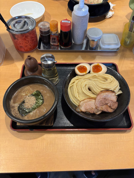 「味玉濃厚つけ麺」@博多くまちゃんらぁめん 春日店の写真