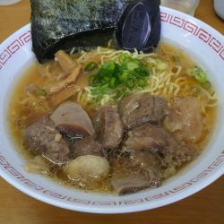 スジラーメン 麺硬め