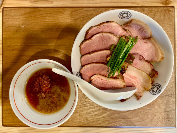 「【限定】新春 国産鴨チャーシュー 特製つけ麺」@TOKYO RAMEN かいかの写真