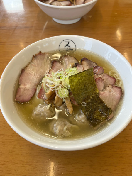「塩チャーシューワンタンめん」@らーめん又右衛門の写真