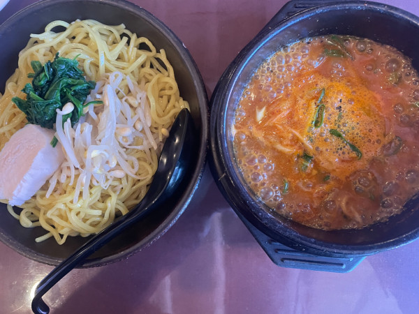 「ランチ・マグマのつけめん・大辛：1200円」@アジアの台所tentenの写真