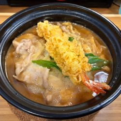 海老天入り味噌煮込みらあめん （3日限定）1700円