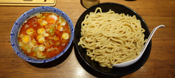 「海老つけ麺・特盛（1,290円」@六厘舎 大崎店の写真