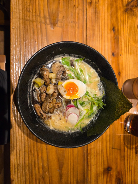 「炭焼きラーメン」@鶏そば炭や 常総店の写真
