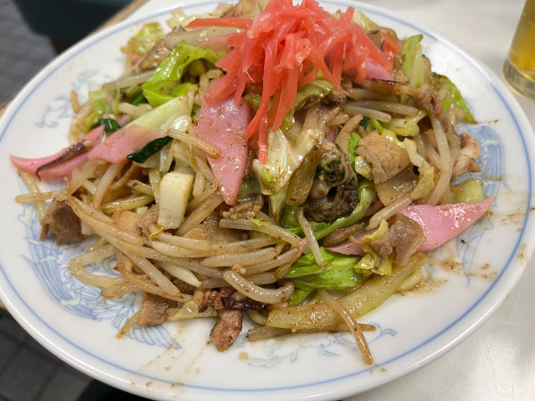 「焼きそば」@中華軽食 三八 銅座店の写真