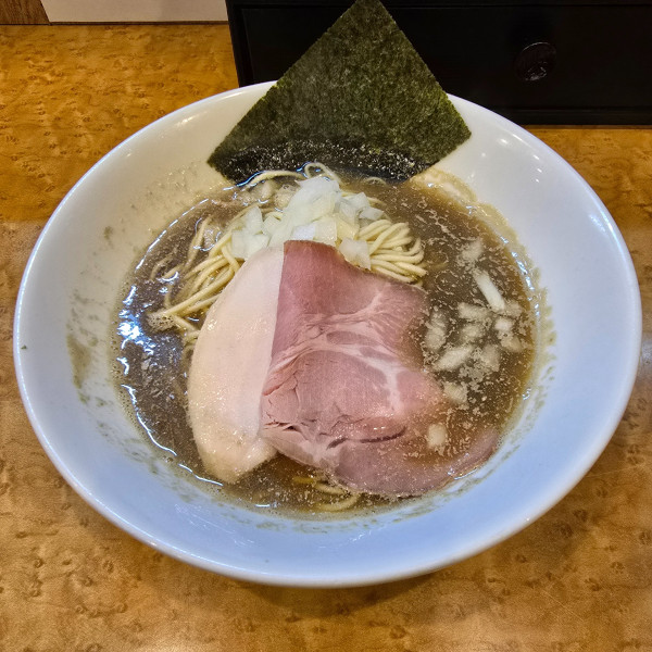 「純煮干しそば 烏賊の和え玉」@中華そば 児ノ木の写真