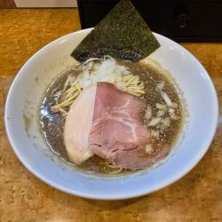 純煮干しそば 烏賊の和え玉