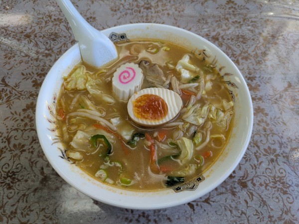「味噌󠄀ラーメン　850円」@きんそばの写真