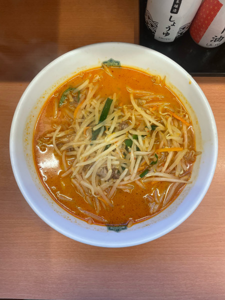 「秘伝の辛味噌ラーメン(640円)」@日高屋 戸塚西口店の写真