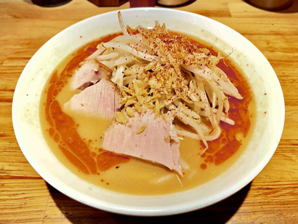 「鉄鍋辛味噌ラーメン」@花木流味噌 三鷹店の写真