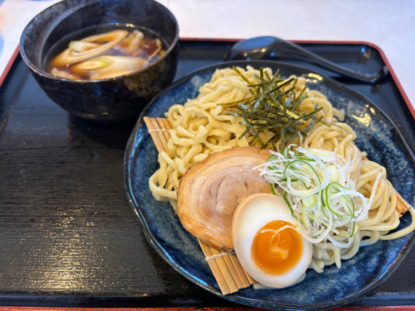 「つけそば750円+もつ煮450円+その他いろいろ」@やまむろラーメンの写真