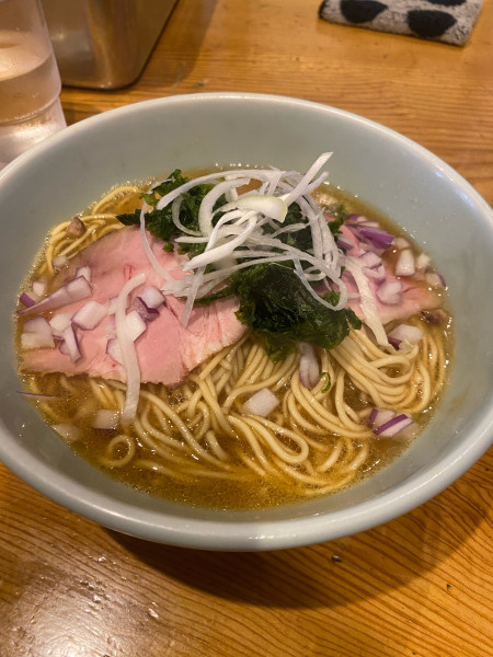 「カニ豚骨ラーメン」@魚焚の写真