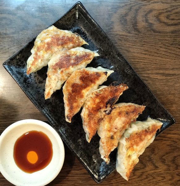 「ギョーザ 550円」@麺屋 極豚の写真