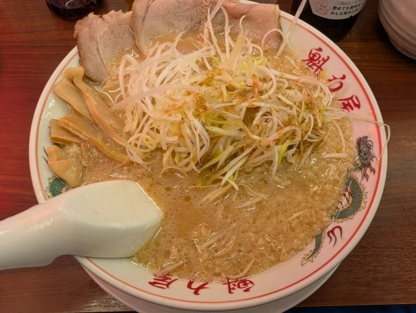 「コク旨うまねぎみそラーメン」@ラーメン 魁力屋 竹ノ塚店の写真