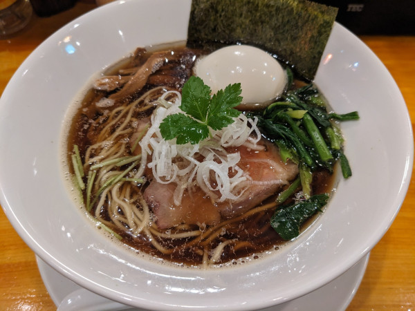 「味玉醤油らぁ麺」@Ramen 永屋の写真