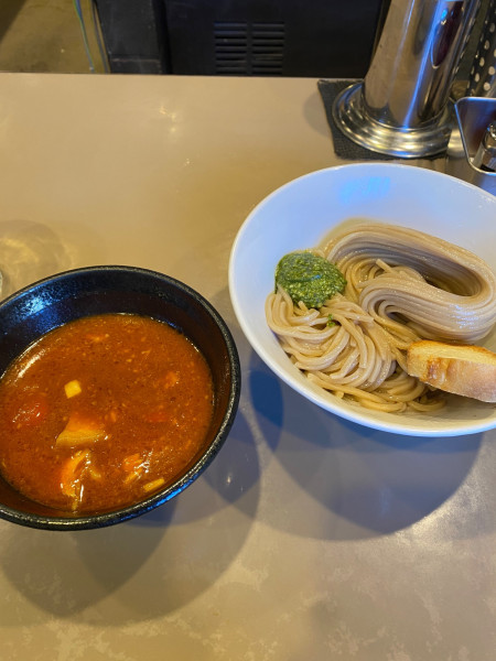「海老トマトつけ麺」@つけ麺 五ノ神製作所の写真