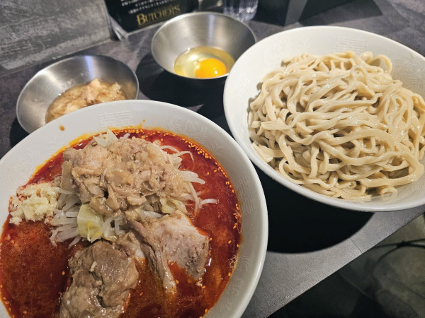 「つけ麺RED」@Hi-Fat Noodle BUTCHER’Sの写真